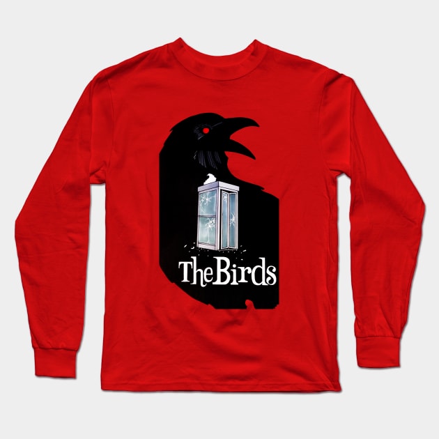 The Birds Long Sleeve T-Shirt by wrg_gallery